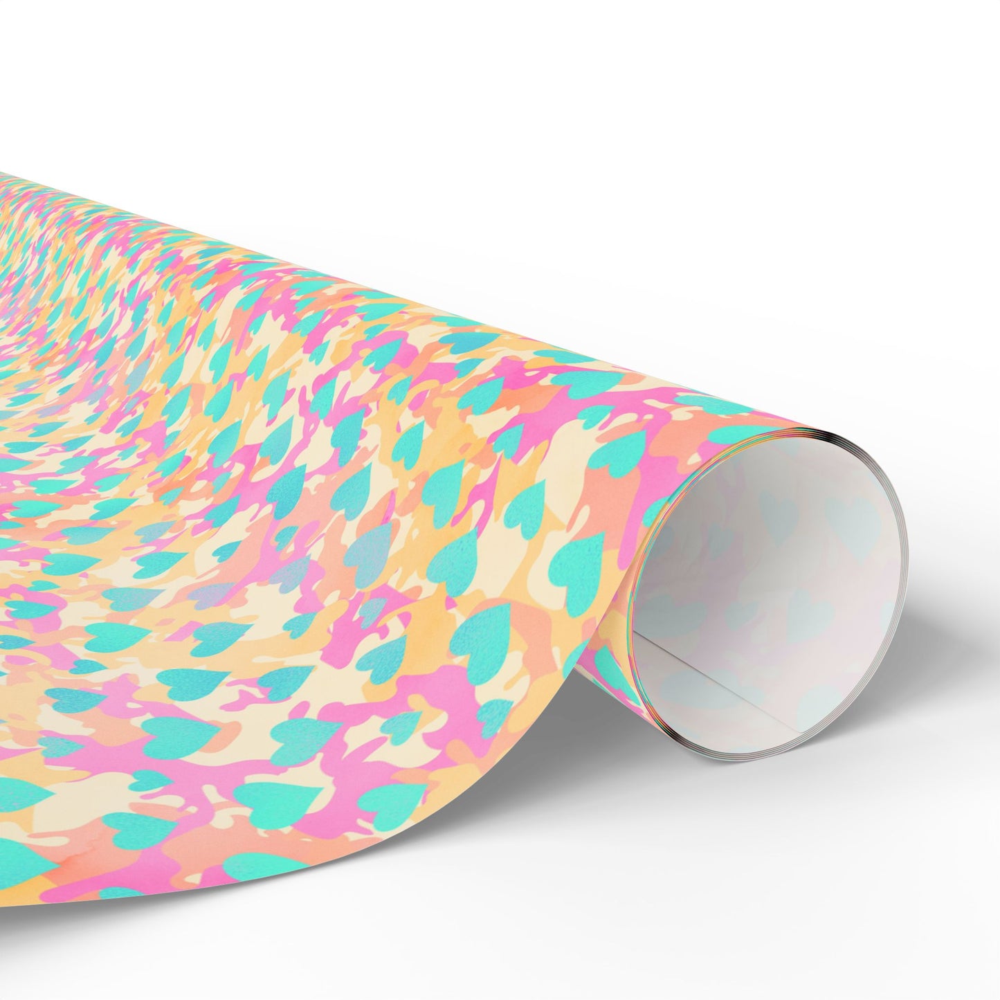 Sweetheart Camo Wrapping Paper