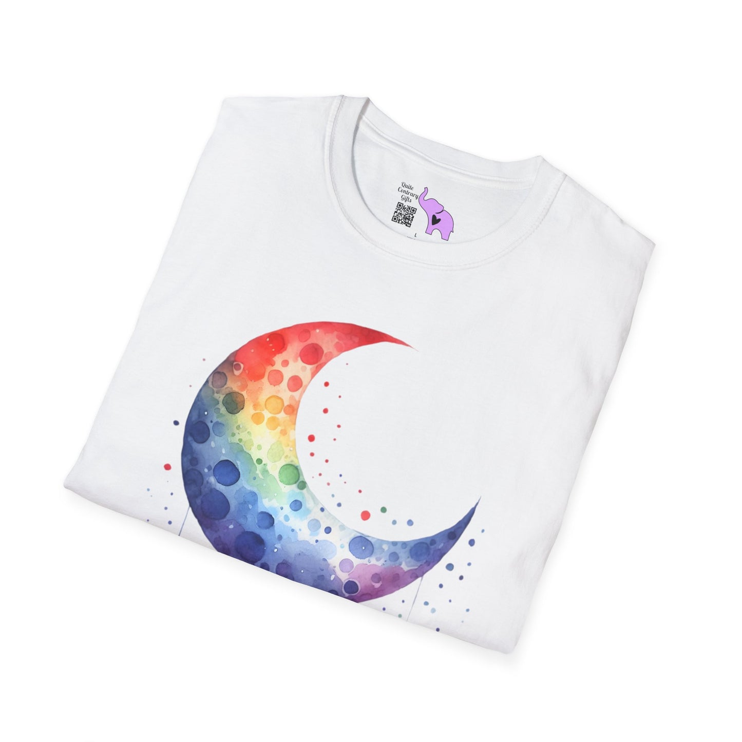 Colorfall Heart Moon Adult T-shirt