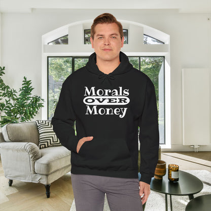 Morals Over Money Heavy Blend™ Hooded Sweatshirt