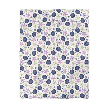 Shellflower Cove Microfiber Duvet Cover