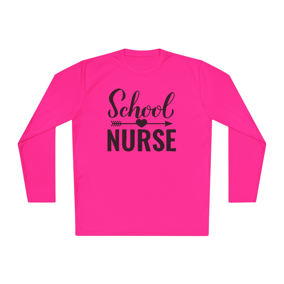 School Nurse Adult Long Sleeve Tee