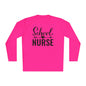 School Nurse Adult Long Sleeve Tee