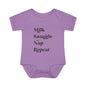 Milk Snuggle Nap Repeat Infant Onesie