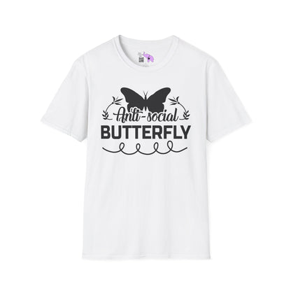 Anti-Social Butterfly Adult T-shirt