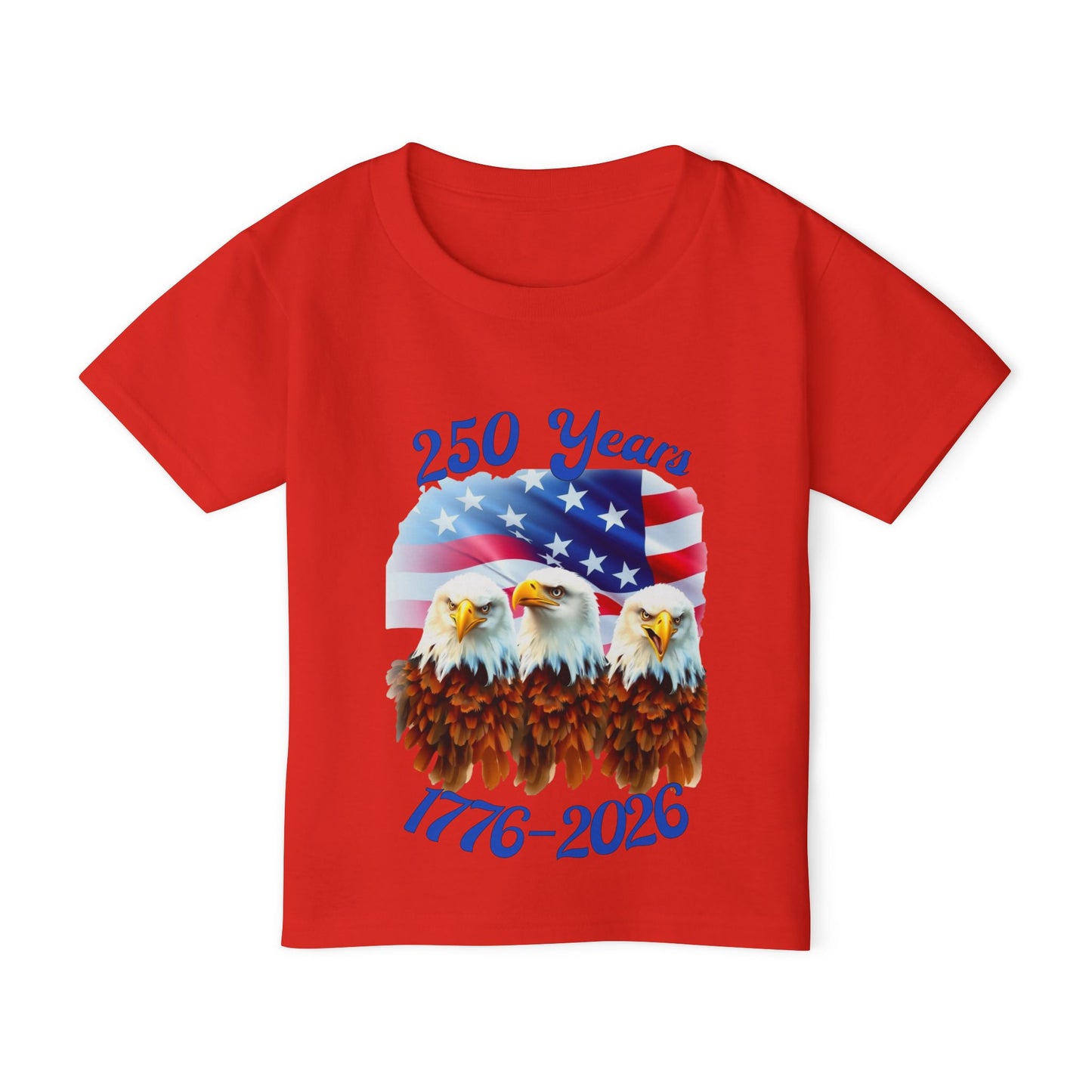 Three Eagles 250 Years 1776-2026 Heavy Cotton™ Toddler T-shirt