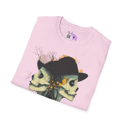 Creepy Skull Witches Adult T-shirt