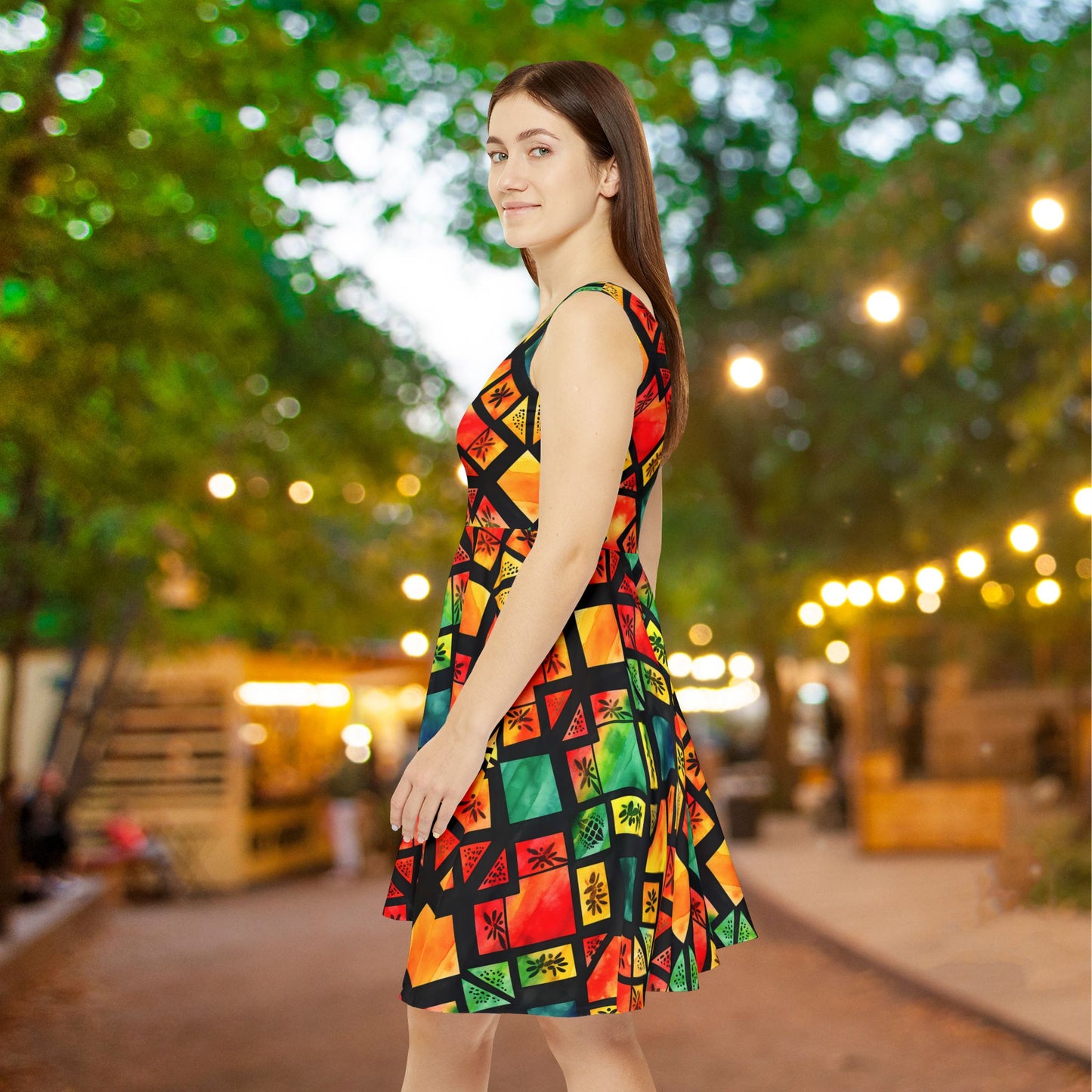 Freedom Flame Women's Skater Dress