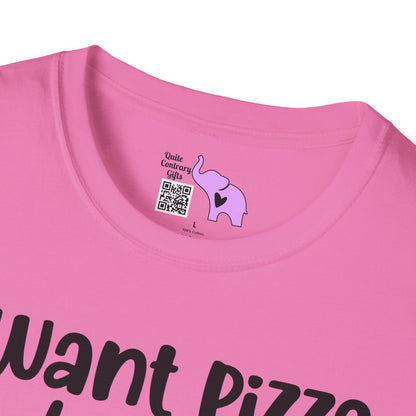 I Want Pizza Not Your Opinion Adult T-shirt