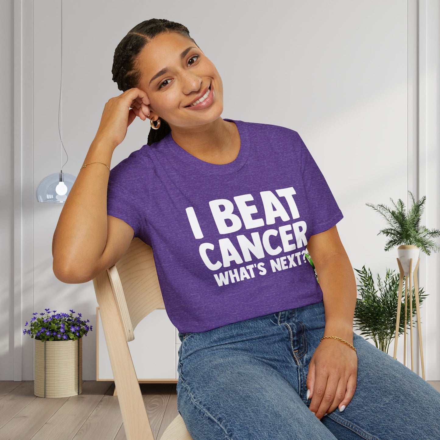 I Beat Cancer What's Next? Adult T-shirt