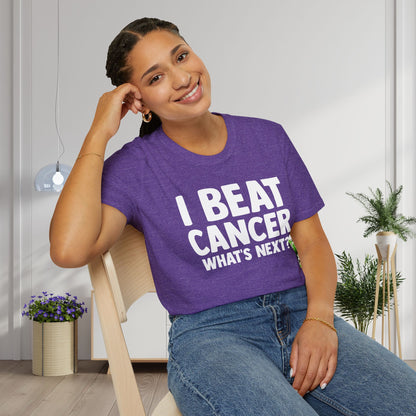 I Beat Cancer What's Next? Adult T-shirt