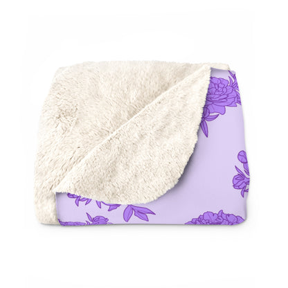 Royal Orchid Peonies Basic Bedding Set