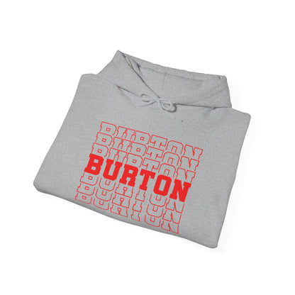 Burton (Stacked) Adult Heavy Blend™ Hooded Sweatshirt