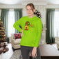 Merry Christmas Girl Gnome Youth Long Sleeve Tee