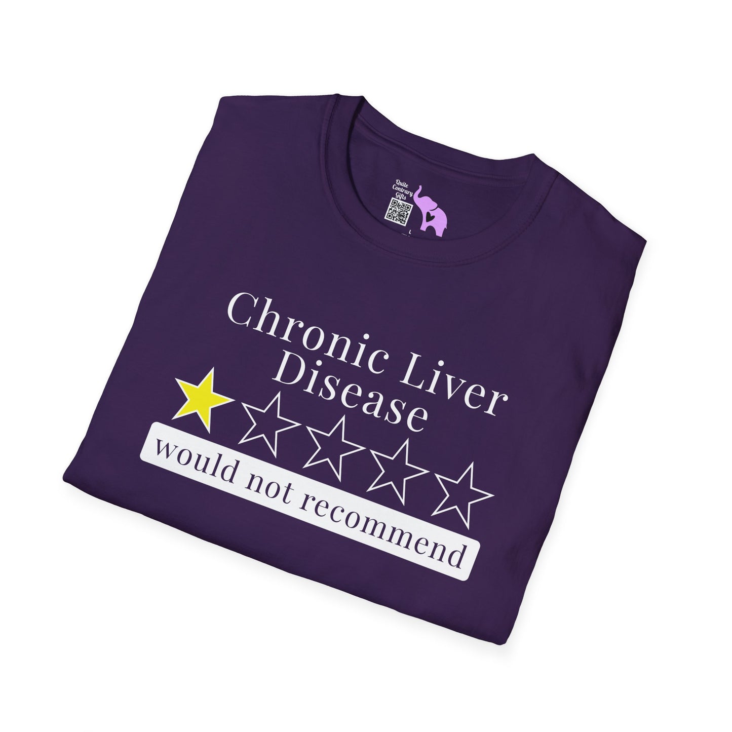 Chronic Liver Disease 1 Star Would Not Recommend Adult T-shirt