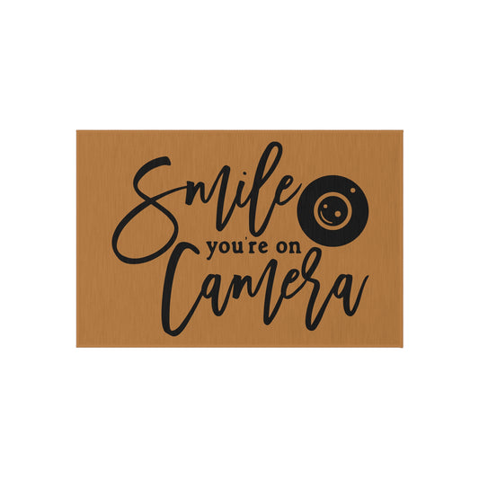 Smile You're On Camera Outdoor Rug
