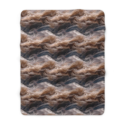 Dawnveil Sheer & Lace Fleece Blanket