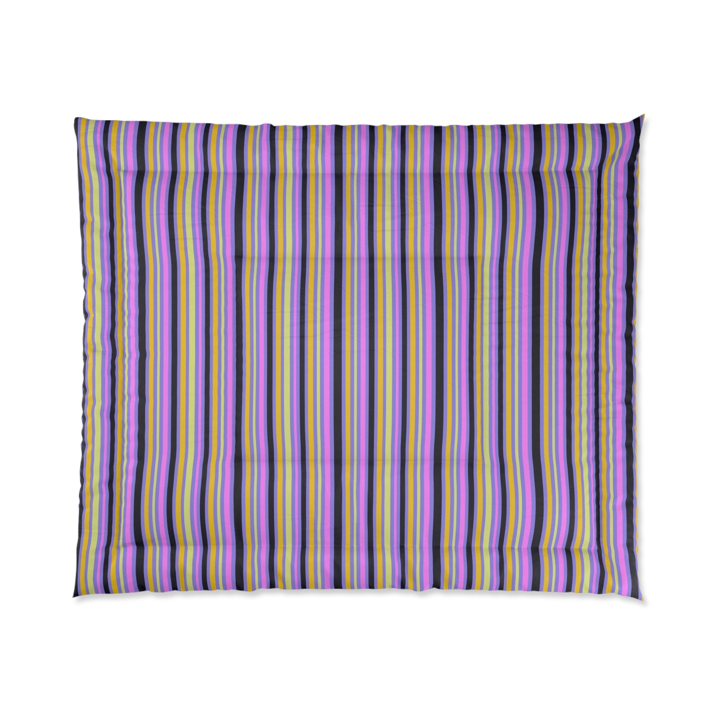 Midnight Pop Stripes Comforter