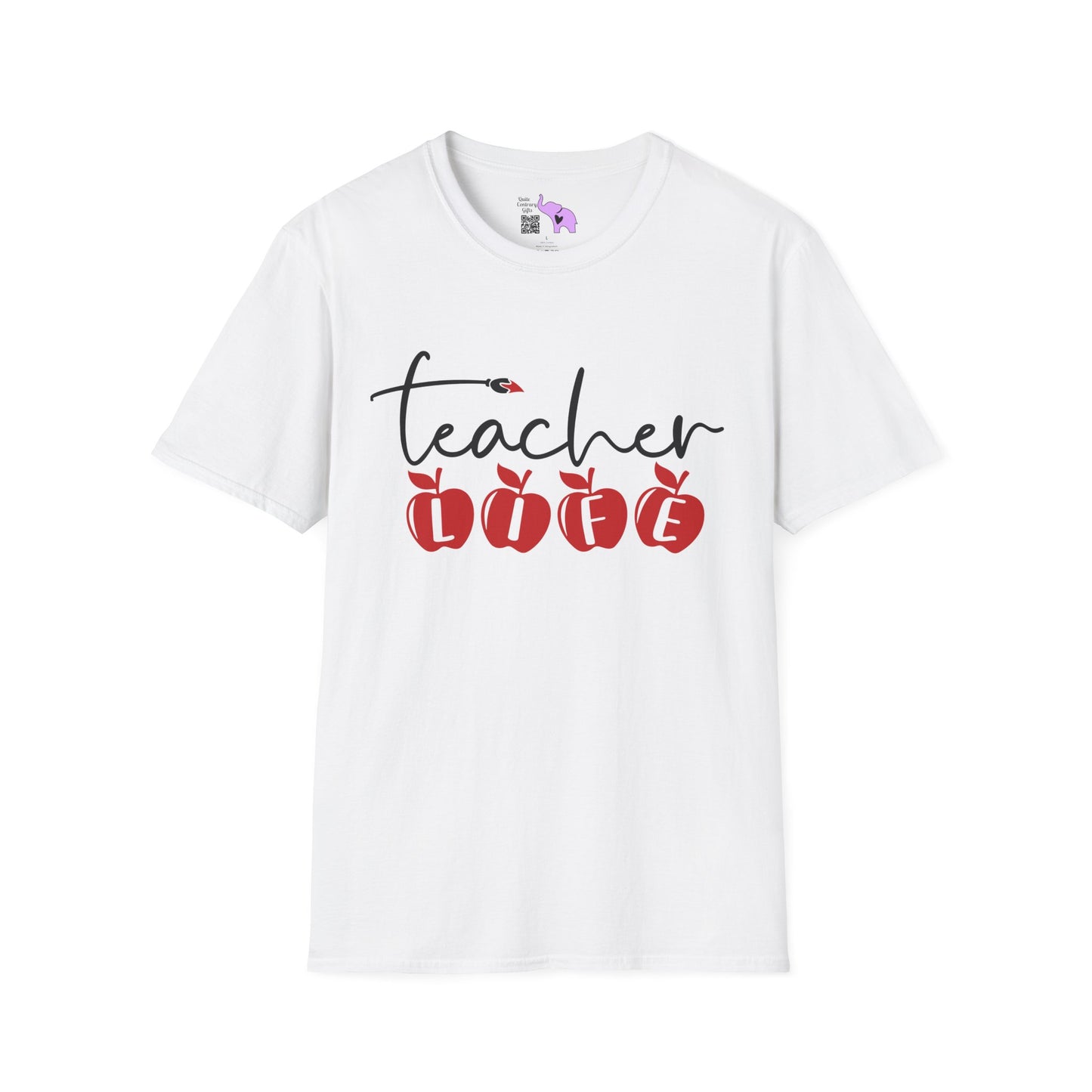 Teacher Life (Apples) Adult T-shirt