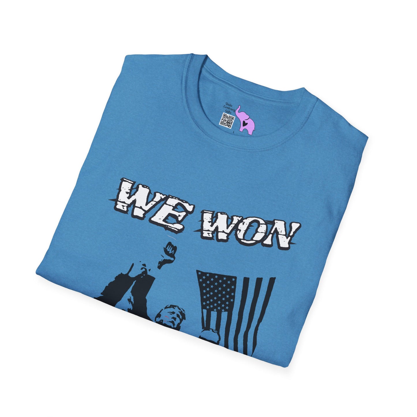 We Won (Raised Fist) Adult T-shirt