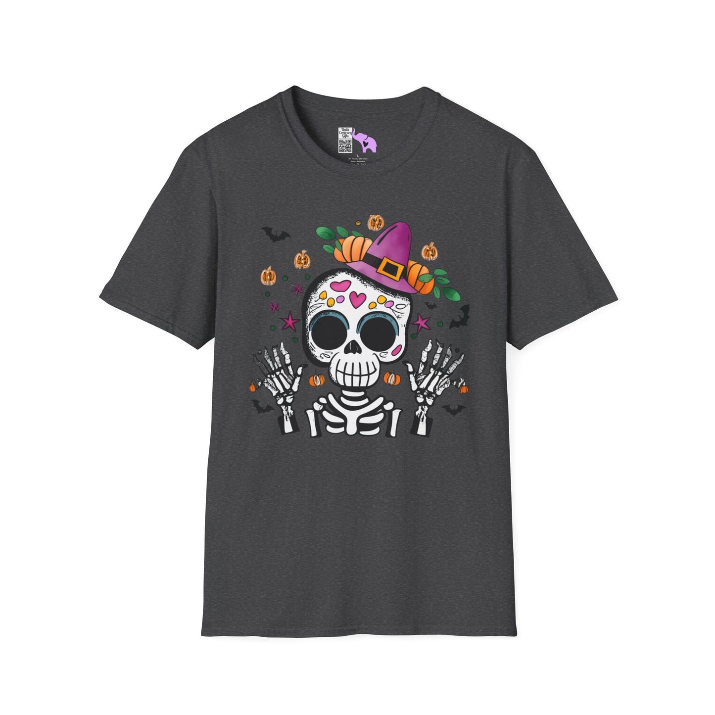Dios de Muertos Skull Adult T-shirt