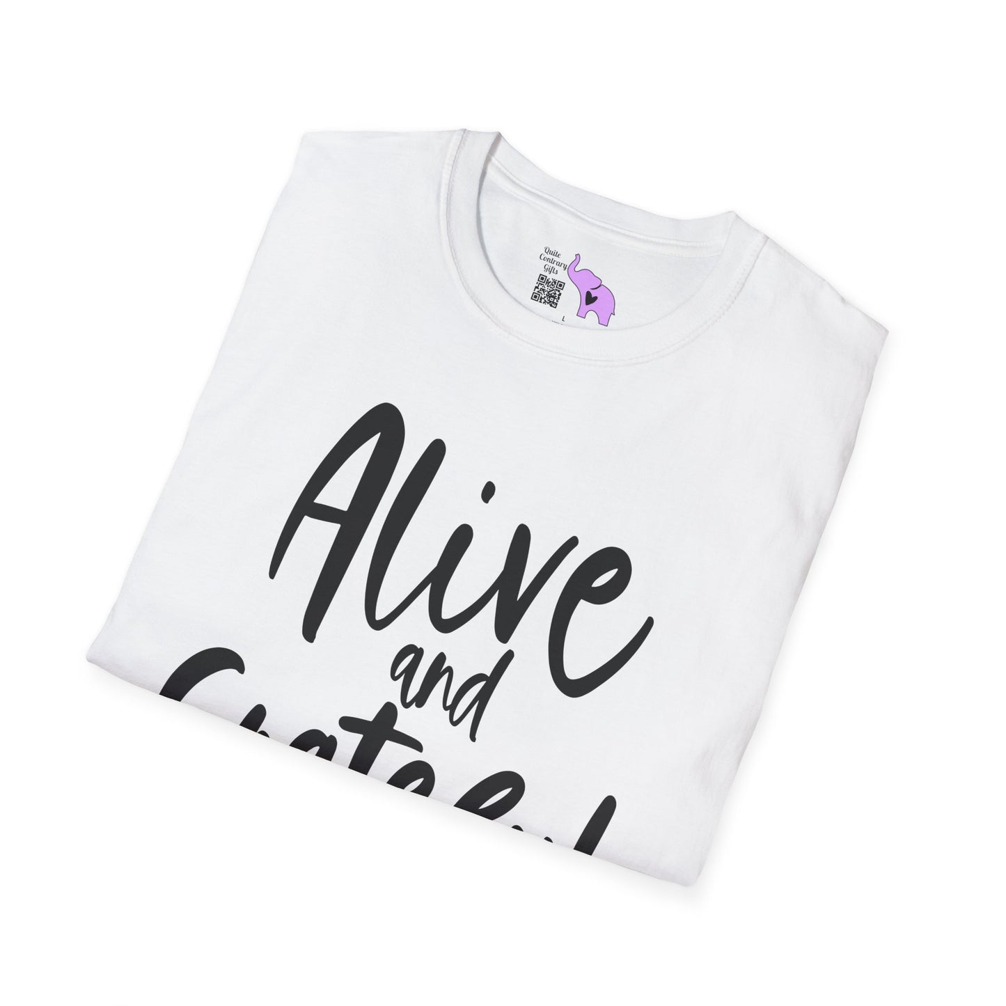 Alive & Grateful Cancer Survivor Adult T-shirt
