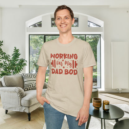 Working On My Dad Bod Adult T-shirt