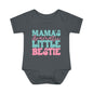 Mama's Dramatic Little Bestie Baby Rib Bodysuit