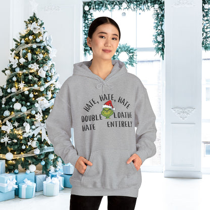 Hate, Hate, Hate, Double Hate, Loathe Entirely Adult Heavy Blend™ Hooded Sweatshirt