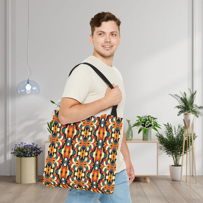 Autumn Kaleidoscope Canvas Tote Bag