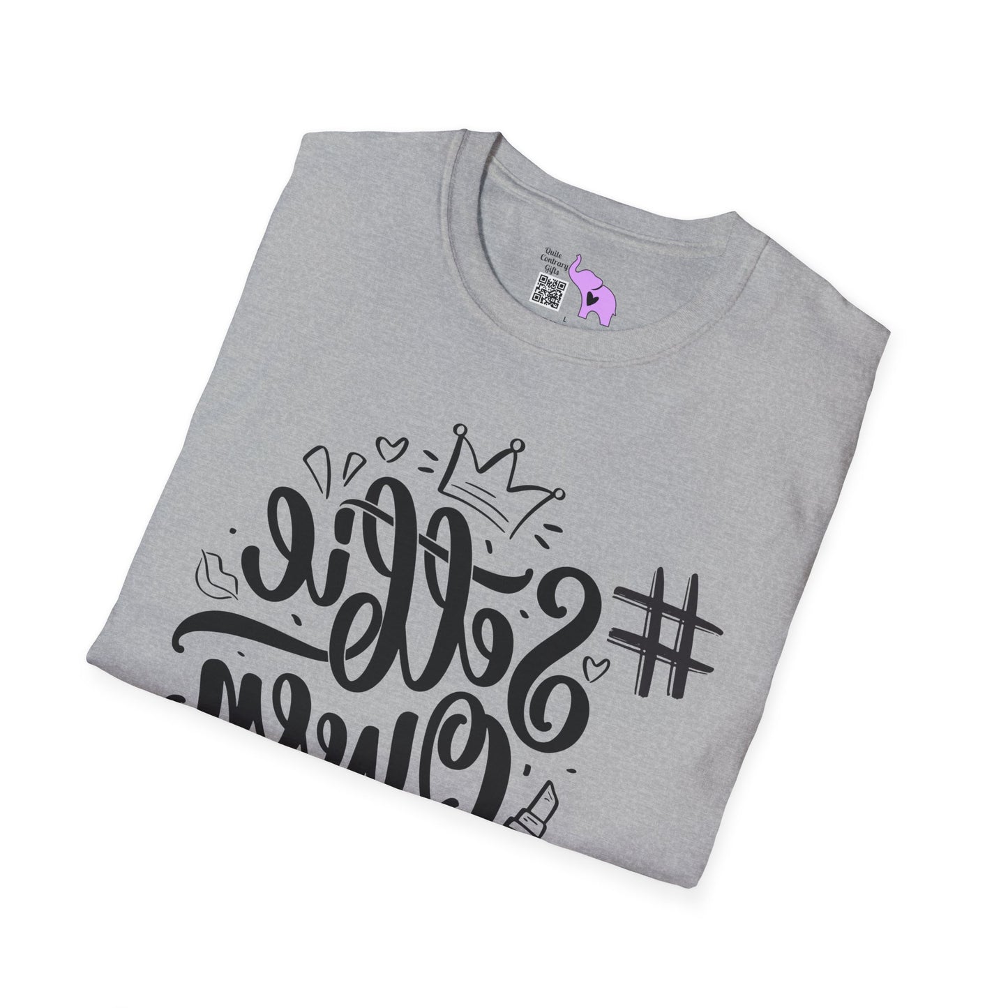 Selfie Queen (Mirror) Adult T-shirt