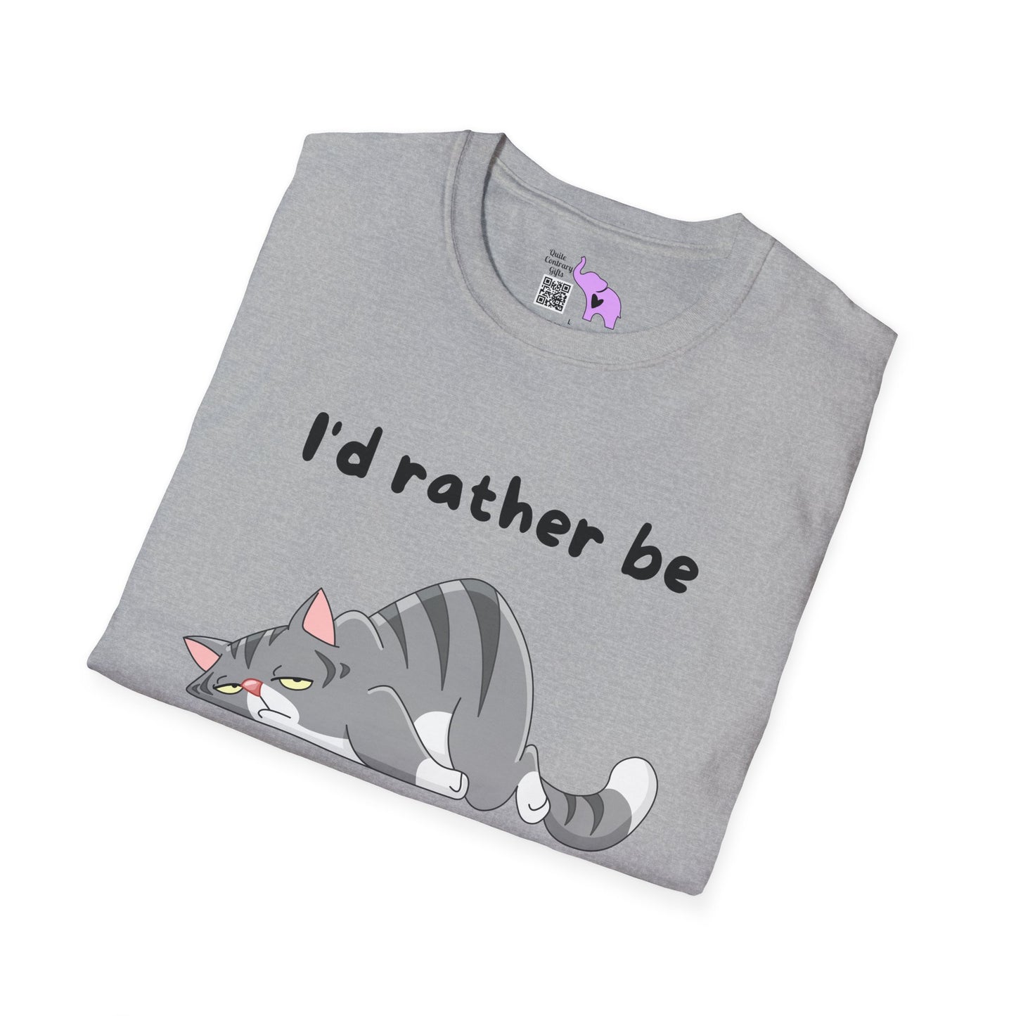 I'd Rather Be a Cat Adult T-shirt