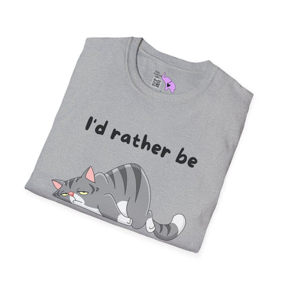 I'd Rather Be a Cat Adult T-shirt