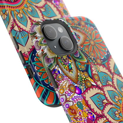 Colorful Mandala MagSafe® Compatible Tough Case for iPhone