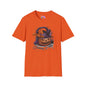 Spooky Pumpkin Yarn Basket Adult T-shirt