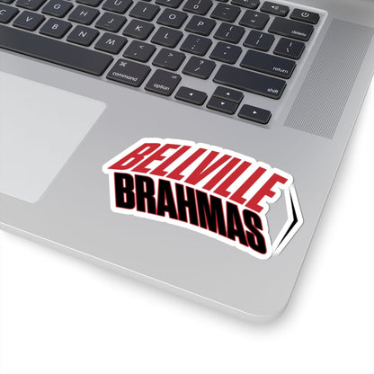 Burton Panthers (Angled, Black) Kiss-Cut Decal