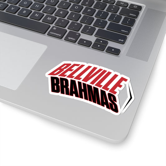 Burton Panthers (Angled, Black) Kiss-Cut Decal