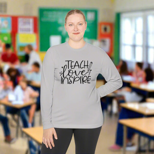 Teach Love Inspire Adult Long Sleeve Tee