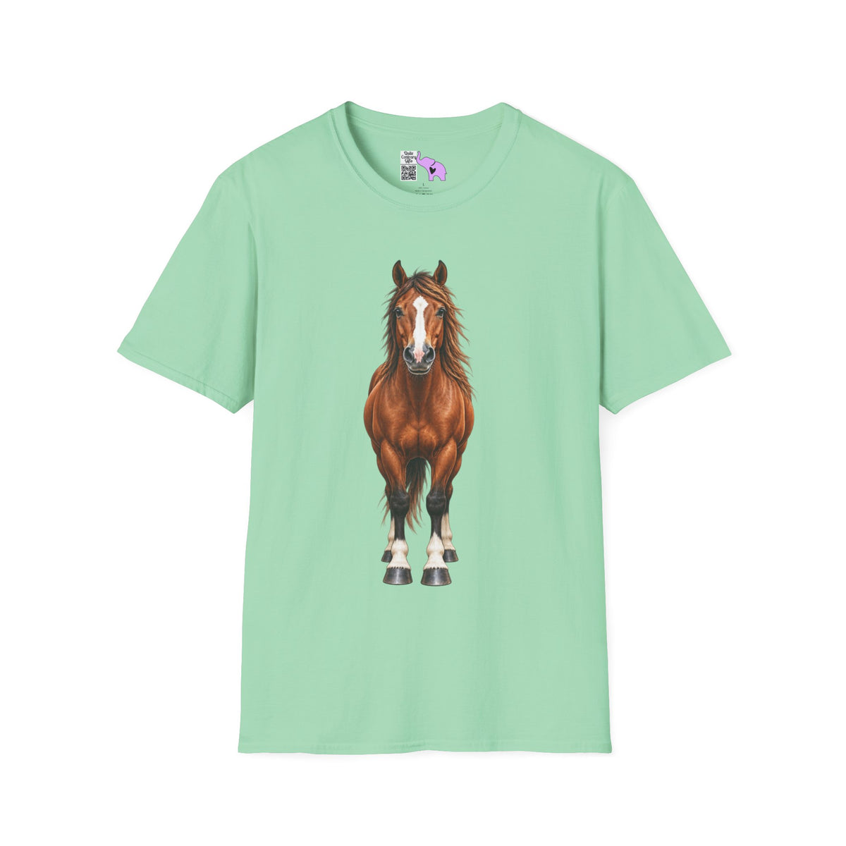 ""Front to Back Horse Lover Adult T-shirt