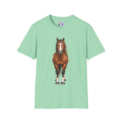 ""Front to Back Horse Lover Adult T-shirt