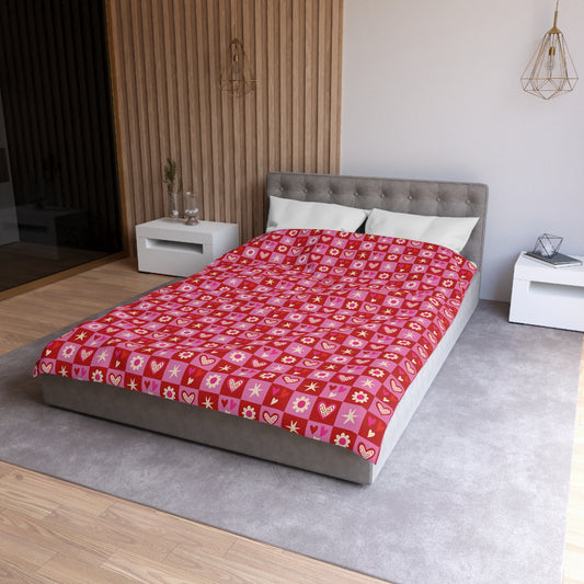 Valentine Toss  Duvet Bedding Set
