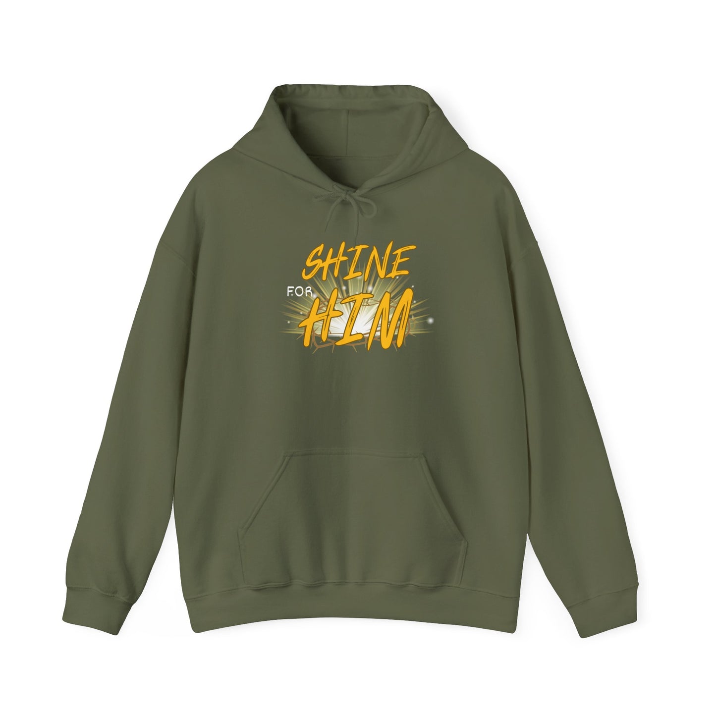 Shine For Him Heavy Blend™ Hooded Sweatshirt