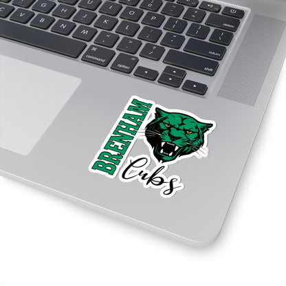 Brenham Vertical Fury Kiss-Cut Decal