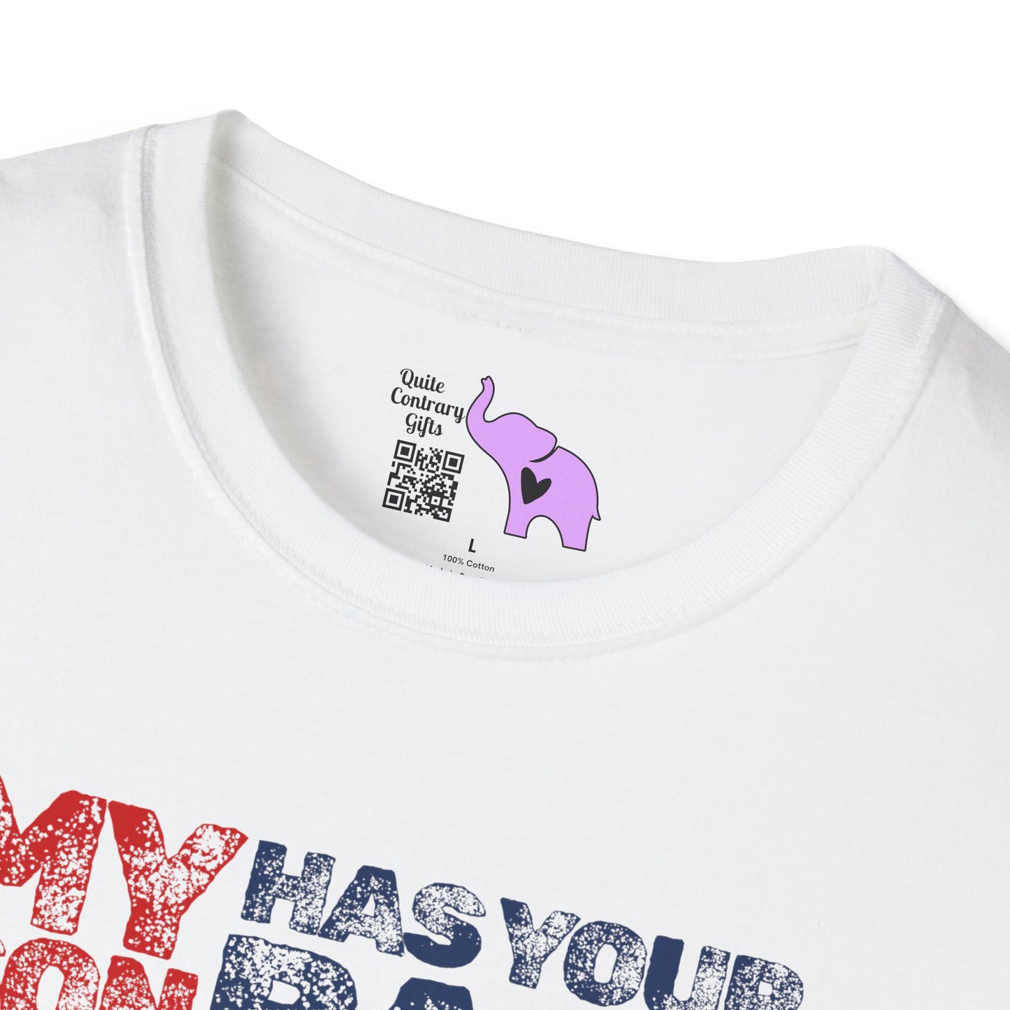 My Son Has Your Back Proud Army Mom Adult T-shirt