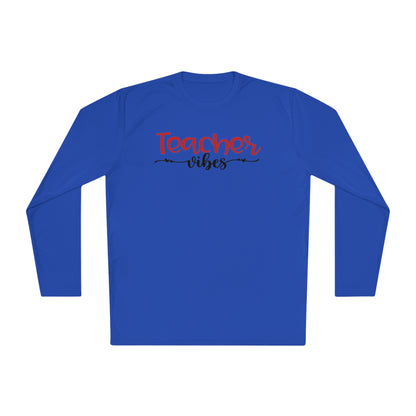 Teacher Vibes Adult Long Sleeve Tee