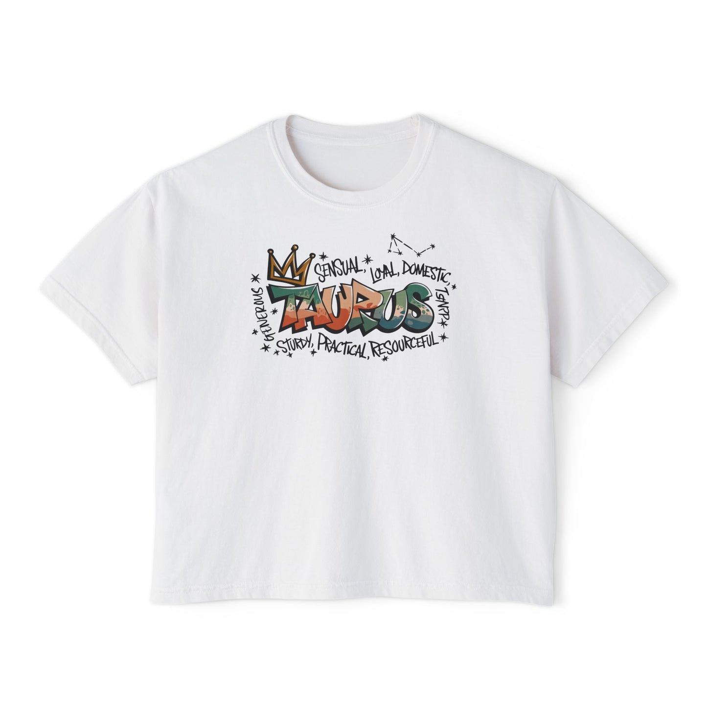 Taurus Street Art Women's Boxy Tee