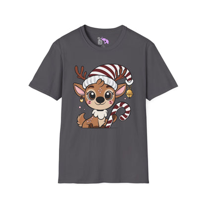 Santa's Little Deer Adult T-shirt