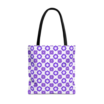 Purple Prism Garden Canvas Tote Bag
