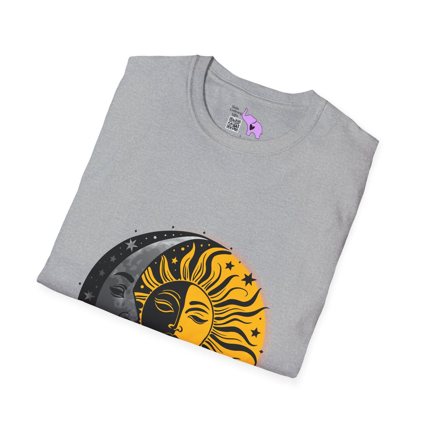 Sun Moon Stars Adult T-shirt