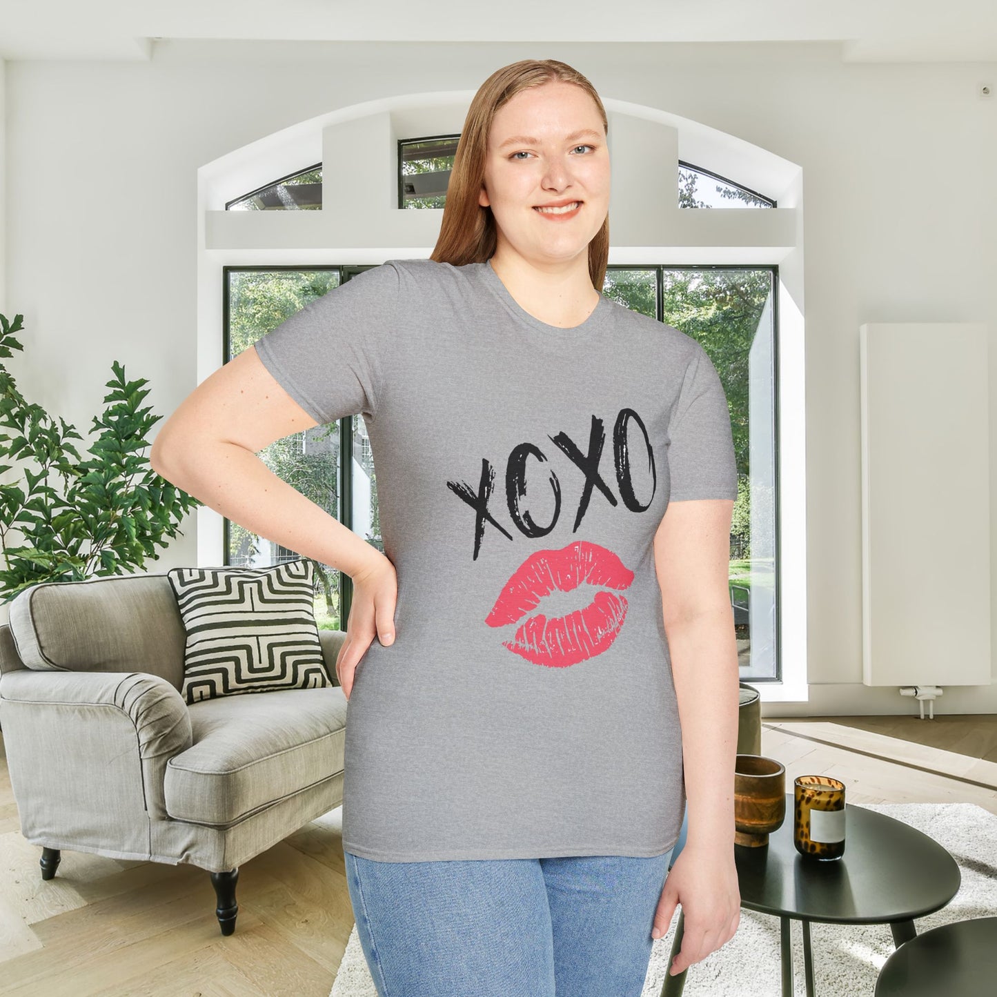 XOXO Lips Adult Unisex Tshirt