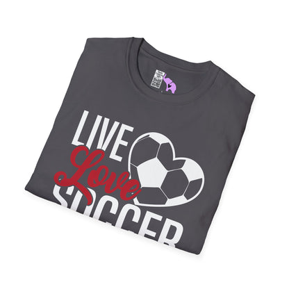 Live Love Soccer Adult T-shirt